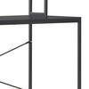 vidaXL Computer Desk Black 120x60x138 cm