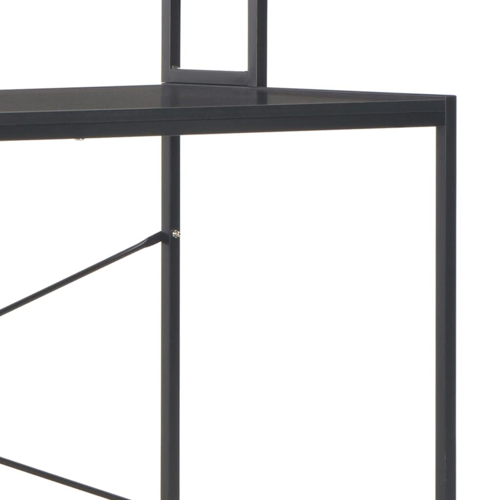 vidaXL Computer Desk Black 120x60x138 cm