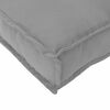 vidaXL Cushion Set 3 pcs Grey Oxford Fabric