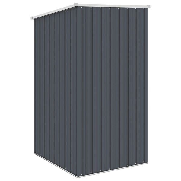 vidaXL Garden Shed Anthracite 87x98x159 cm Galvanised Steel
