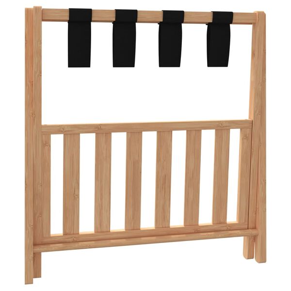 vidaXL Luggage Rack 68x38x58 cm Bamboo