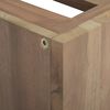 vidaXL Wall-mounted Bathroom Cabinet 46x25.5x40 cm Solid Wood Teak