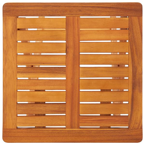 vidaXL Sun Loungers 2 pcs with Table and Cushions Solid Wood Acacia