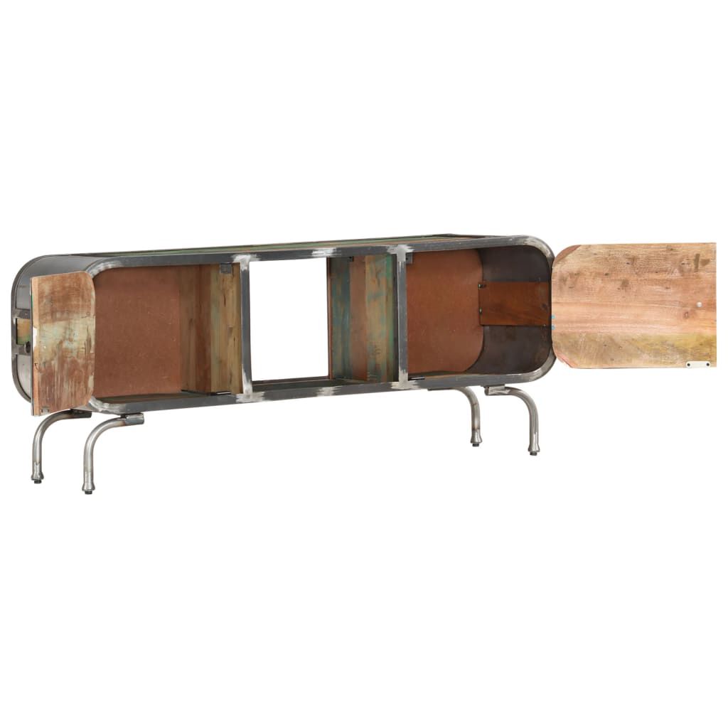 vidaXL TV Cabinet Multicolour 110x30x42 cm Solid Wood Reclaimed
