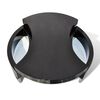 vidaXL Coffee Table Shape-Adjustable High Gloss Black