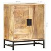 vidaXL Sideboard 60x35x75 cm Solid Mango Wood