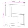 vidaXL Side Table 45x30x60 cm Solid Wood Teak