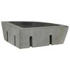 vidaXL Basin Grey (38-45) x (30-35) x 15 cm River stone