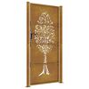 vidaXL Garden Gate 105x180 cm Corten Steel Tree Design