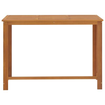 vidaXL 7 Piece Garden Bar Set with Cushions Brown