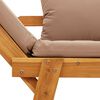 vidaXL Garden Bench with Cushions 2-in-1 Solid Wood Acacia