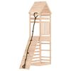 vidaXL Playhouse with Climbing Wall Solid Wood Pine