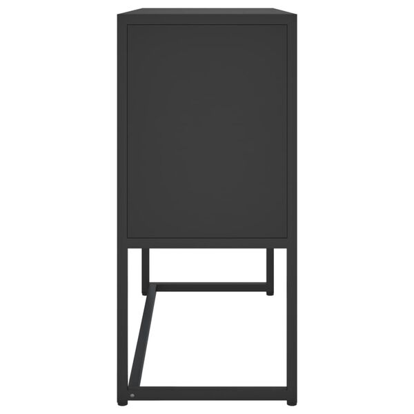 vidaXL Sideboard Black 75x35x75 cm Steel