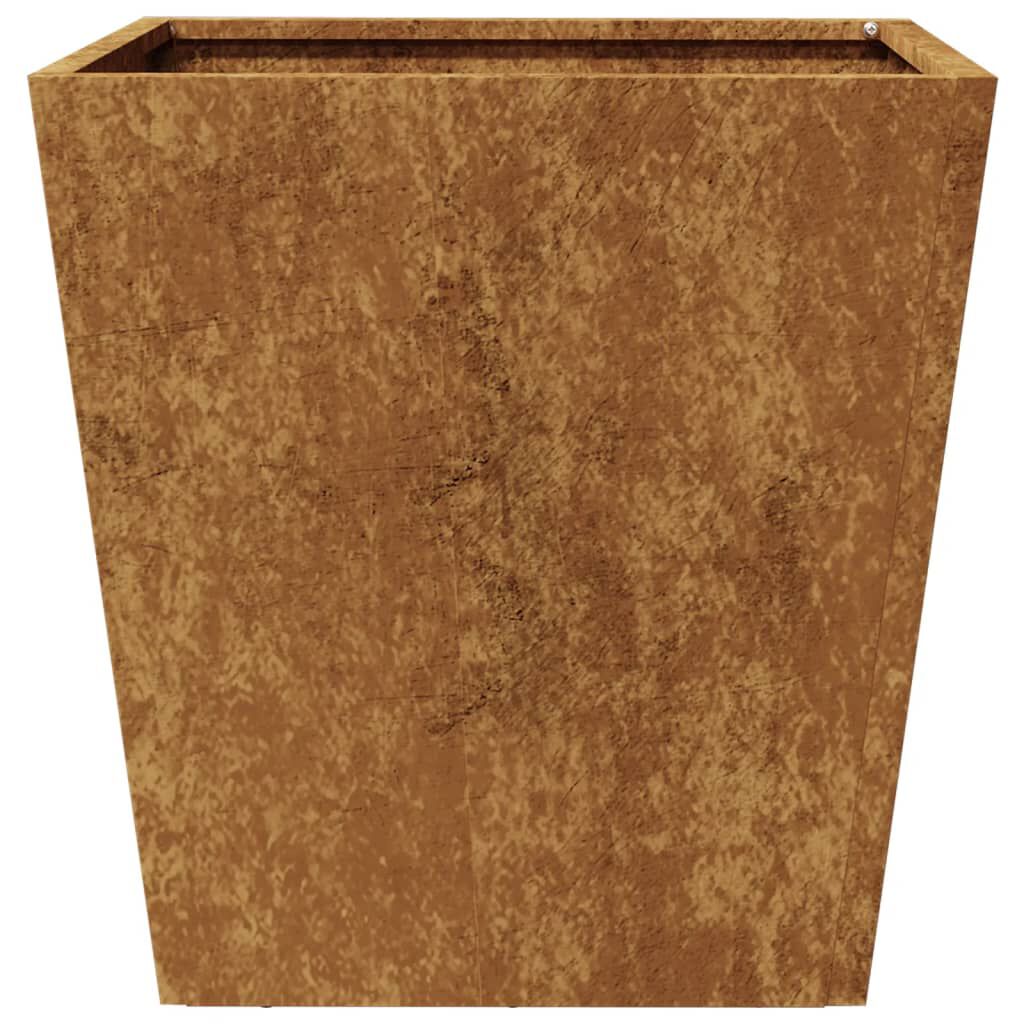 vidaXL Garden Planters 2 pcs 40x40x40 cm Weathering Steel