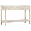vidaXL Console Table 120x35x75 cm Solid Mango Wood