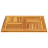 vidaXL Table Top 60x60x2 cm Square Solid Wood Acacia
