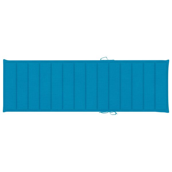 vidaXL 2-Person Sun Lounger with Cushions Bamboo