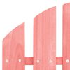vidaXL 2-Seater Garden Adirondack Chair&Ottoman Fir Wood Pink
