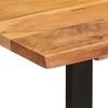 vidaXL Dining Table 110x50x76 cm Solid Wood Acacia