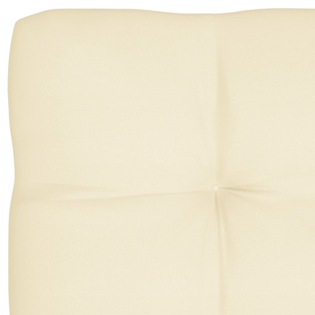 vidaXL Pallet Sofa Cushions 7 pcs Cream