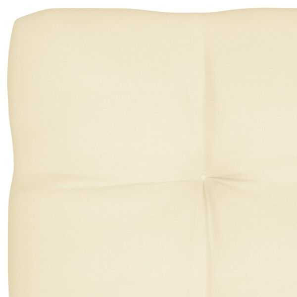 vidaXL Pallet Sofa Cushions 7 pcs Cream