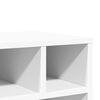 vidaXL Printer Stand with Wheels White 41x32x48 cm