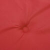 vidaXL Garden Bench Cushion Red 120x50x4 cm Oxford Fabric