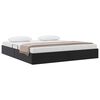 vidaXL Storage Bed with Mattress Black 183 x 213 cm Faux leather