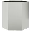 vidaXL Garden Planters 2 pcs Hexagon 46x40x45 cm Weathering Steel