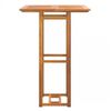 vidaXL Bistro Table 75x75x110 cm Solid Wood Acacia
