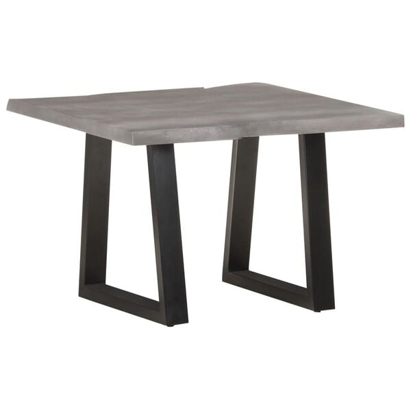 vidaXL Coffee Table with Live Edges 60x60x40 cm Solid Acacia Wood
