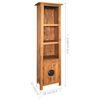 vidaXL Freestanding Bathroom Cabinet Solid Pinewood 48x32x170 cm