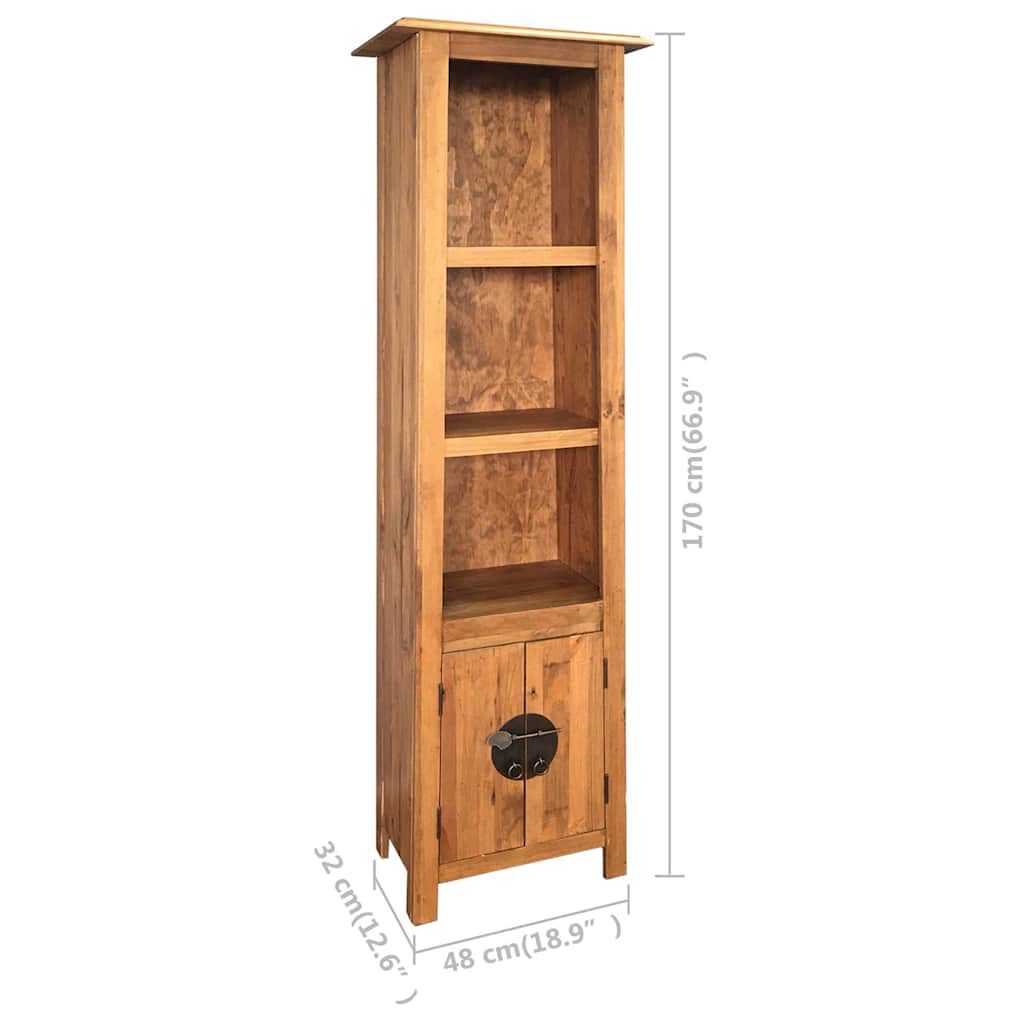 vidaXL Freestanding Bathroom Cabinet Solid Pinewood 48x32x170 cm