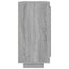vidaXL Sideboard Grey Sonoma 92x35x75 cm Engineered Wood