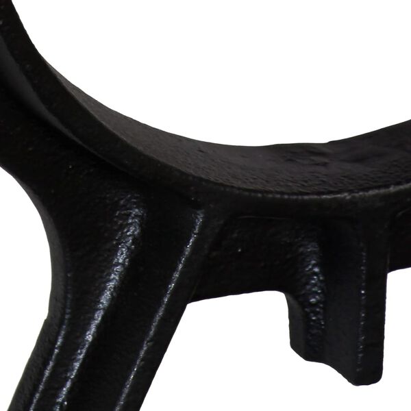 vidaXL Bench Legs 2 pcs O-Frame Cast Iron