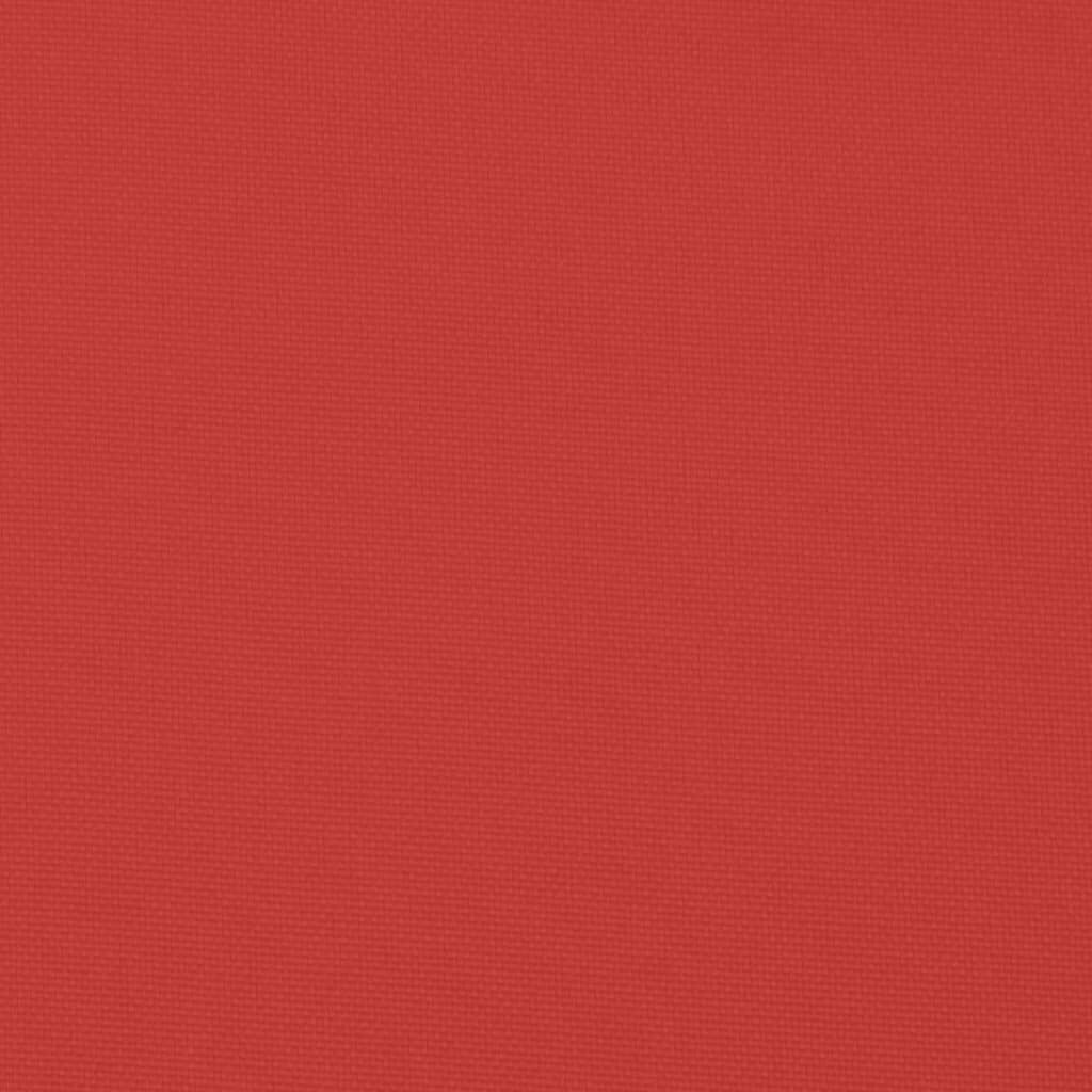 vidaXL Pallet Cushion Red 60x60x12 cm Fabric