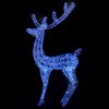 vidaXL XXL Acrylic Christmas Reindeers 250 LED 2 pcs 180 cm Blue