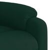 vidaXL Electric Stand up Massage Recliner Chair Dark Green Velvet
