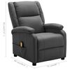 vidaXL Electric Massage Chair Anthracite Faux Leather