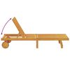 vidaXL Sun Lounger 3 pcs Brown 40 x 40 x 40cm Solid Acacia wood