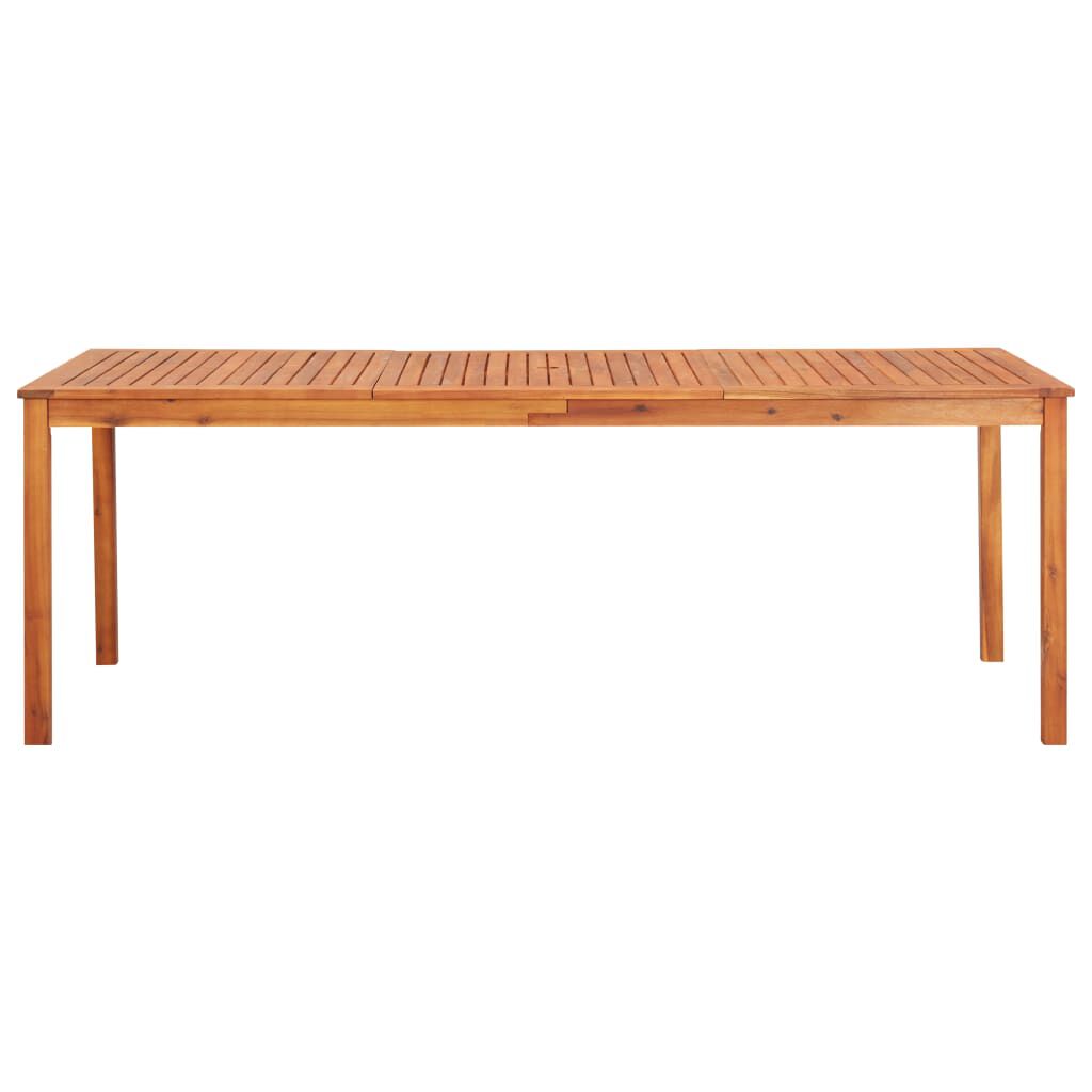 vidaXL 9 Piece Outdoor Dining Set with Cushions Solid Wood Acacia