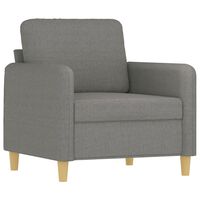 vidaXL Sofa Chair Dark Grey 60 cm Fabric