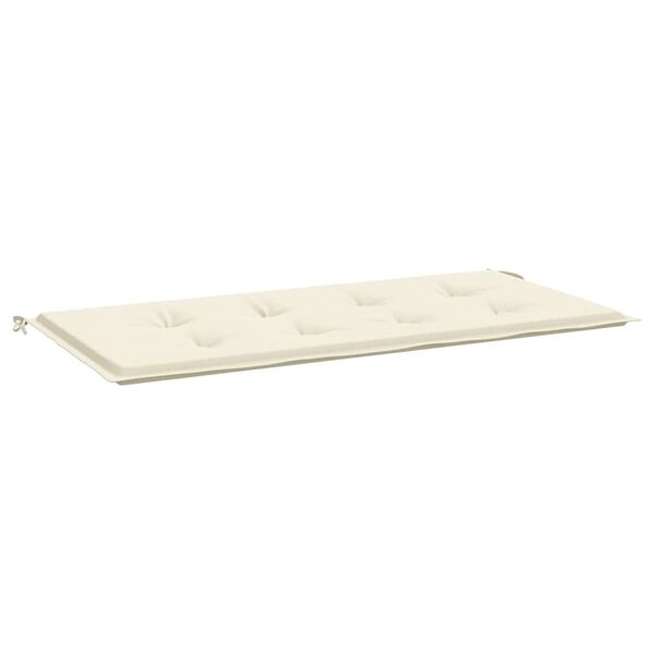 vidaXL Garden Bench Cushion Cream 100x50x4 cm Oxford Fabric