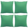 vidaXL Sofa Cushions 4 pcs Green 60x60 cm Fabric