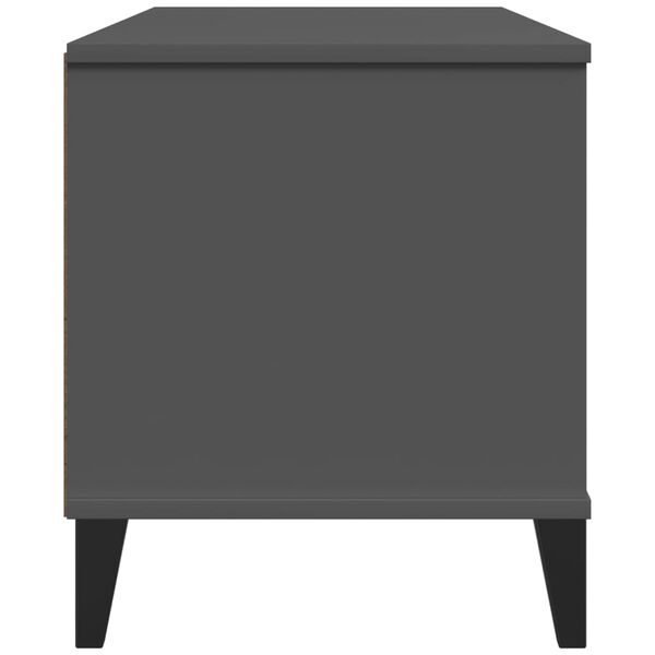 vidaXL TV Cabinet VIKEN Anthracite Grey Engineered Wood