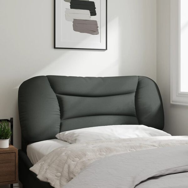 vidaXL Headboard Cushion "Hvar" Dark Grey 100 cm Fabric