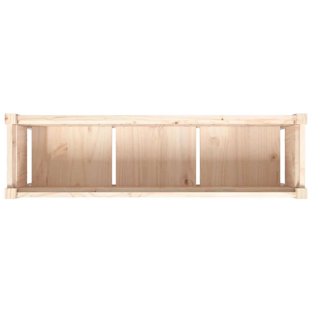 vidaXL Garden Planter with Legs 110x31x70 cm Solid Wood Pine