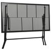 vidaXL Folding Mesh Table 120x60x72 cm Steel Anthracite