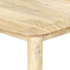 vidaXL Dining Table 180x90x76 cm Solid Mango Wood