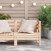 vidaXL Garden Sofa Corner Solid Wood Pine